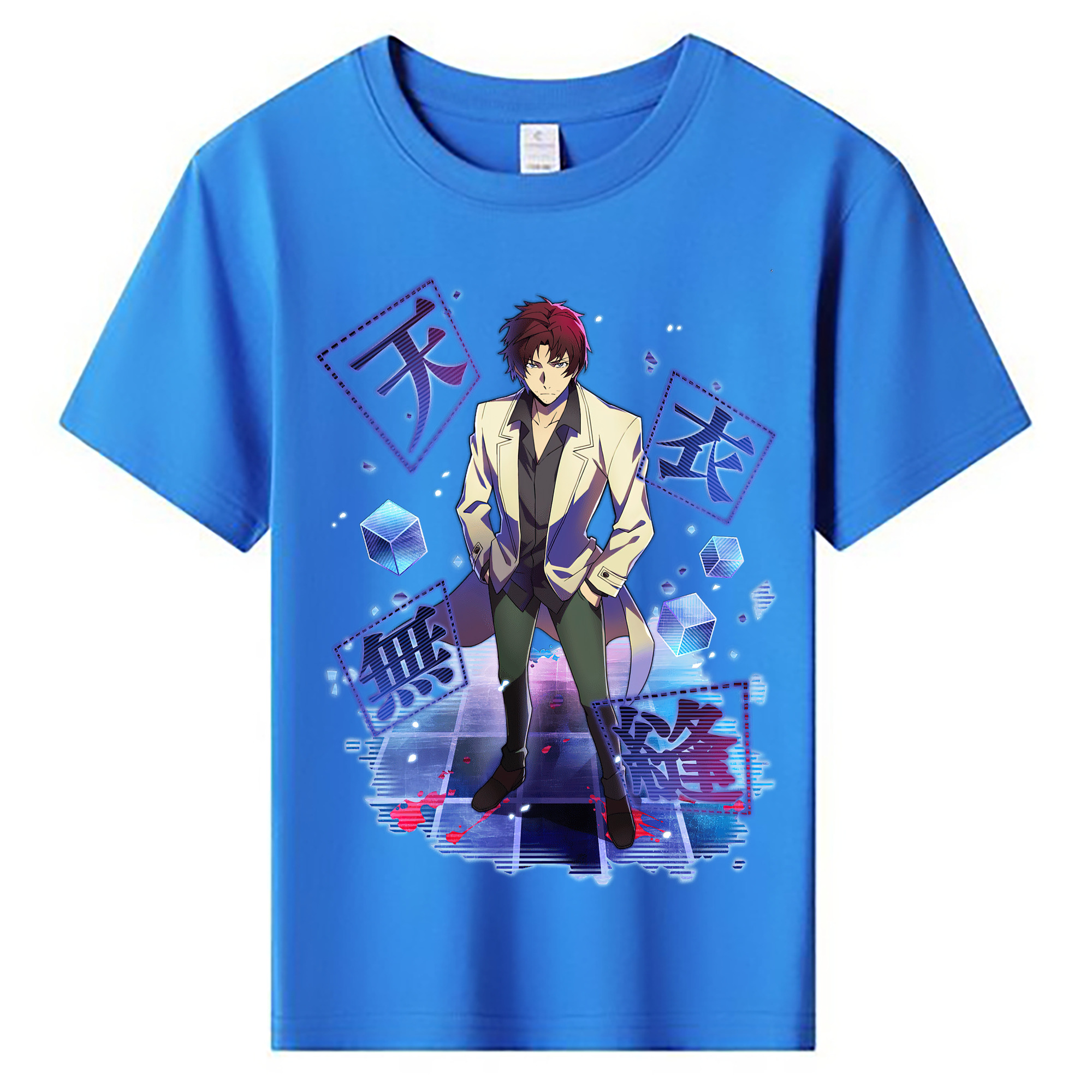 （画像用） 文豪ストレイドッグス Bungo Stray Dogs 綿100％キッズTシャツ（フロントプリント）